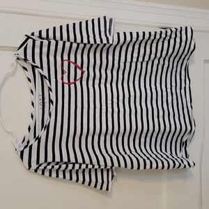 Loft Striped Tshirt with Heart xL